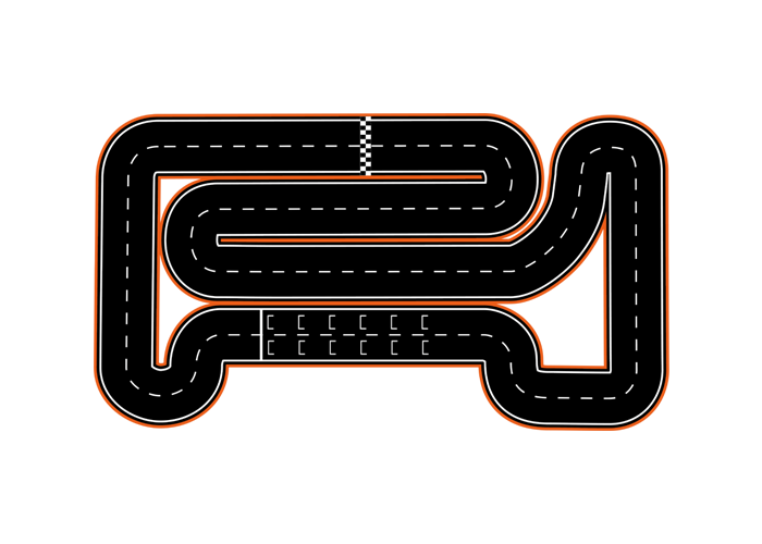 Les Etards Indoor Track | Piste intérieure | 350m